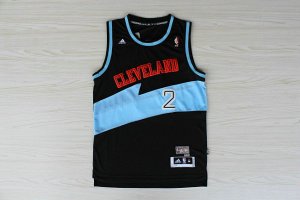 Maillot De Basket Cleveland Cavaliers Kyrie Irving 2 Tissus Sportif Fans Edition Antique Noir Bleu